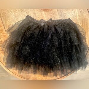 Hot Topic Black Sparkly Miniskirt